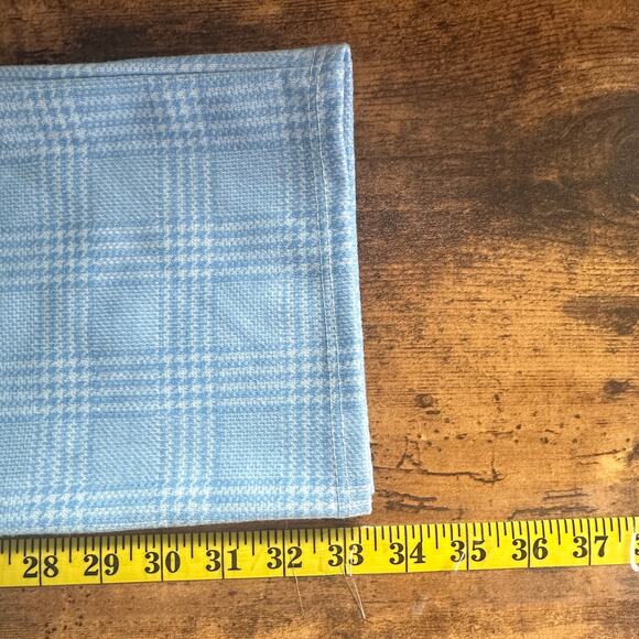 Rue21 Y2K Babydoll Dress XS Soft Girl Pastel Blue Plaid Coquette Sweetheart Neck - Picture 5 of 11